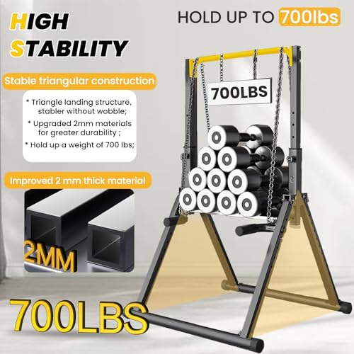 DOBESTS Power Tower Pull Up Bar Free Standing, Adjustable Foldable Pull Up Station, Home Gym Strength Training Equipment 7...