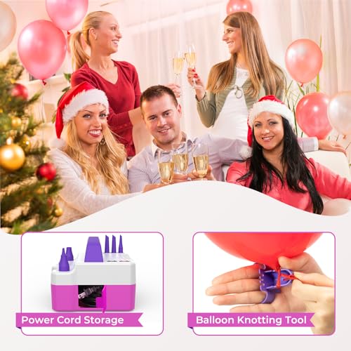 ETENWOLF Electric Balloon Pump for All Balloons 110V 600W Balloon Blower for Party Metalic Latex 260q Foil Balloons, Ballo...