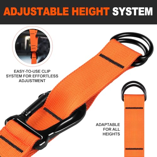 Pull Up Assistance Bands Set - 4 Heavy Duty Resistance Bands 300lbs, Adjustable Weight/Size with Footrest for Home Gym Str...