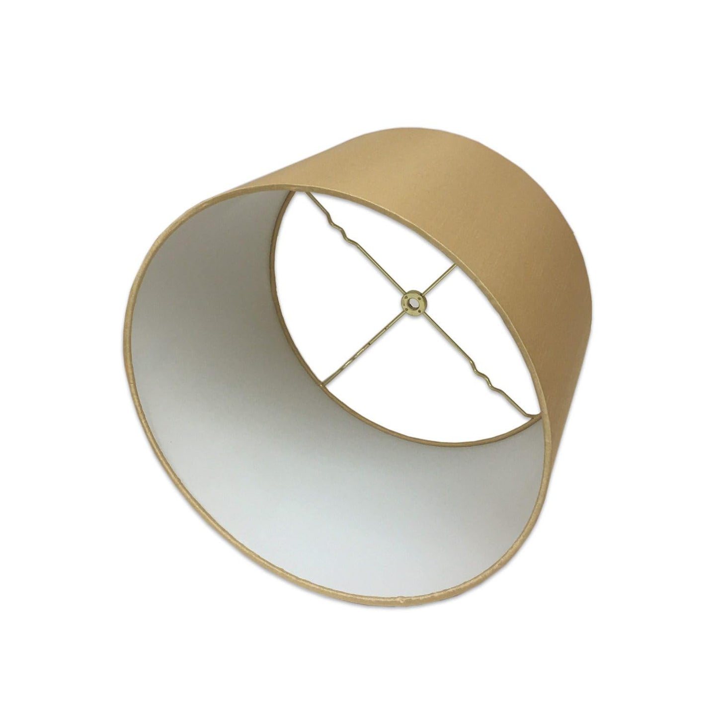 Royal Designs, Inc. Shallow Drum Lamp Shade HB-610-14AGL 13x14x9 Antique Gold