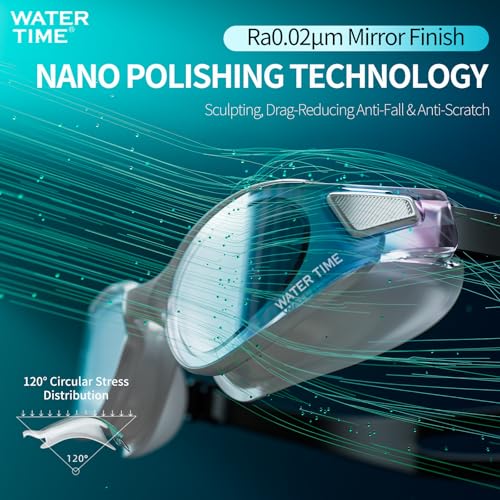WATER TIME Swimming goggles adult for men pool goggles for women Professional Anti Fog No Leaking UV Protection