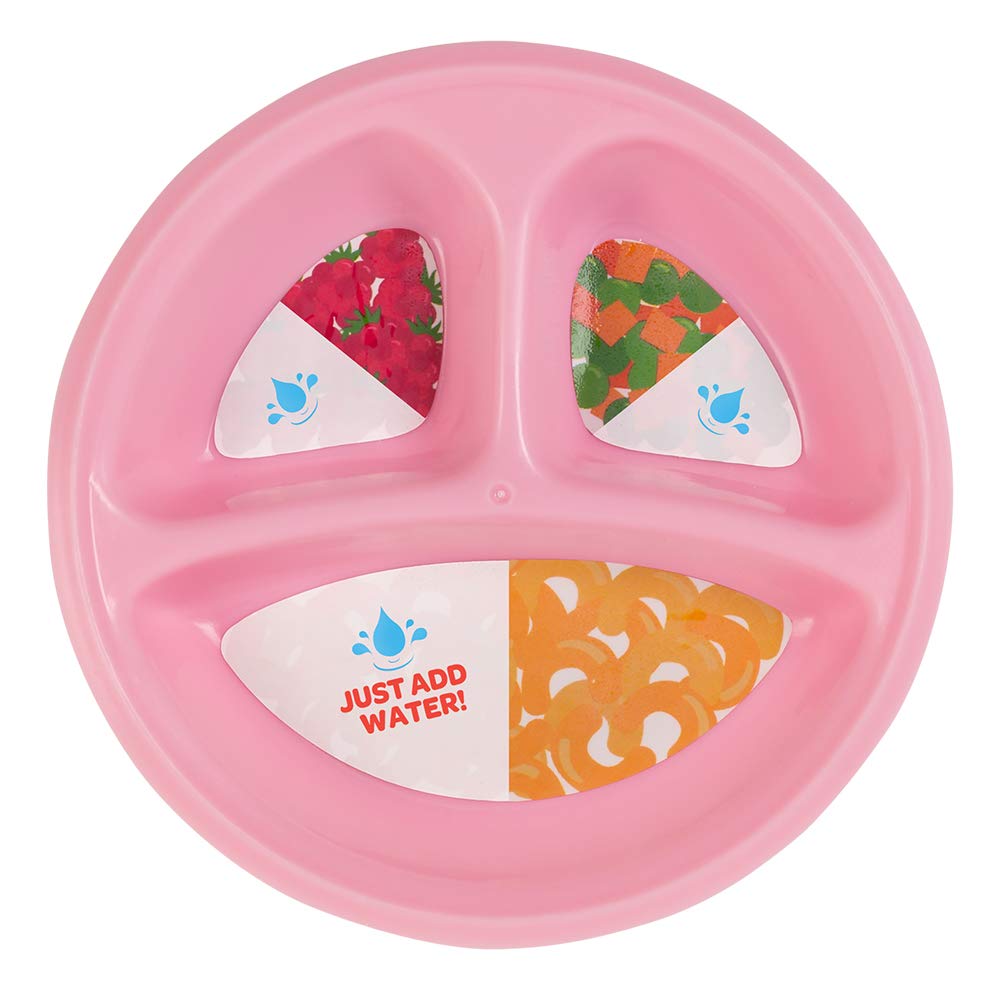 Adora Baby Doll Accessory and Magic Feeding Set, Includes Magic Plate, Disappearing Milk Bottle, Bib, Fork, and Spoon, Birthday Gift For Ages 2+