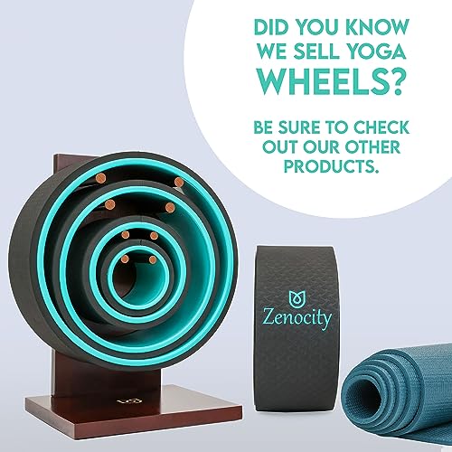 Yoga Wheel Storage Rack – Storage Compatible for Chirp Wheels and Yoga Wheels, Organize Your Back Roller Wheels, Fits all ...