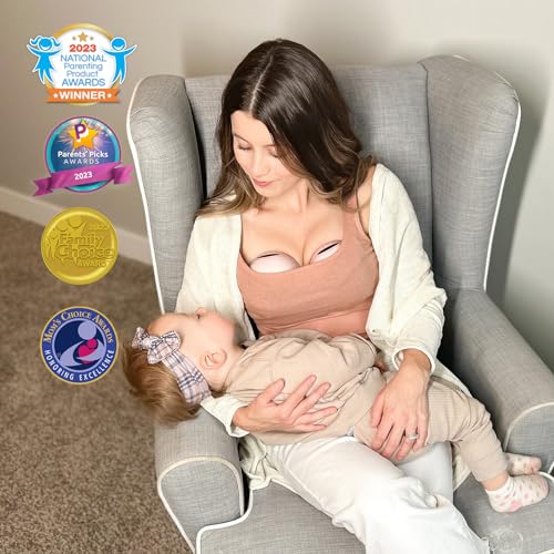 MomMed Wearable Breast Pump (Model S21) – Double Electric Hands-Free Breast Pump, Leak-Proof Design, 3 Modes (Stimulation,...