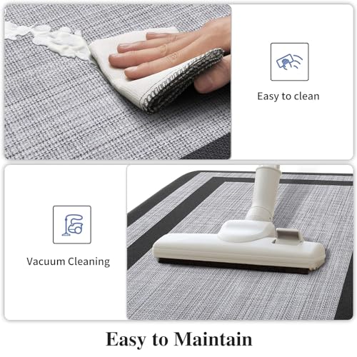 Mattitude Kitchen Mats Set of 2，Cushioned Anti-Fatigue Non-Skid Rug Sets Ergonomic Comfort Standing Mat for Kitchen, Floo...