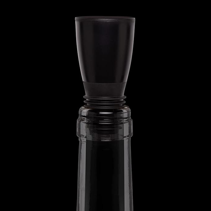 Alchemi Repour Wine Saver Stoppers - Easy to Use Vacuum Seal Stoppers - Removes Oxygen - Set of 6