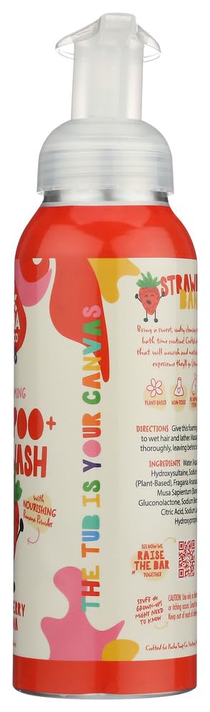 PACHA SOAP Kids Strawberry Banana 2 In 1 Shampoo & Body Wash, 12 FZ