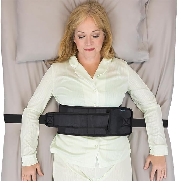 Vive Bed Restraints for Elderly Dementia Patients - Safety Belt for Wheelchair &Bed - Fall Prevention Device for Seniors -...