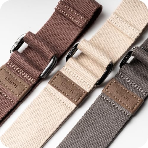 WeGym Yoga Straps, Adjustable Strap for Stretching at Home, Essential Accessories for Yoga, Pilates, Physical Therapy, Mob...