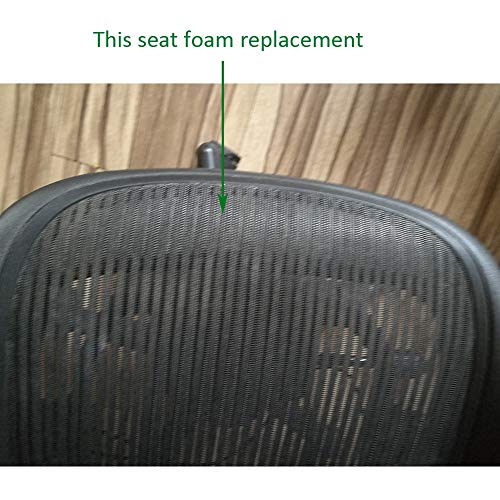Seat Pad Foam Insert Replacement for Herman Miller Classic Aeron Office Chair A B C Size Black/Gray (Gray, A/B), MingYi.Of...