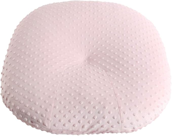 OWLOWLA Newborn Lounger Cover,Minky Removable Slipcover Fits Newborn Lounger for Baby Boy Girl(Blush Pink)