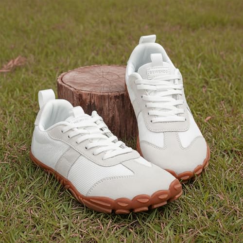 Bewenoo Hike Barefoot Shoes Sneakers for Womens Mens Minimalist Trail Running Footwear Hiking Grounding Biking Shoes Wide ...