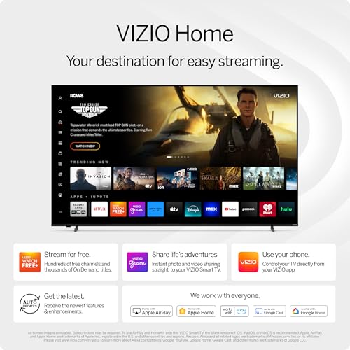 VIZIO 24-inch D-Series Full HD 1080p Smart TV with Apple AirPlay and Chromecast Built-in, Alexa Compatibility, D24f-J09, 2...