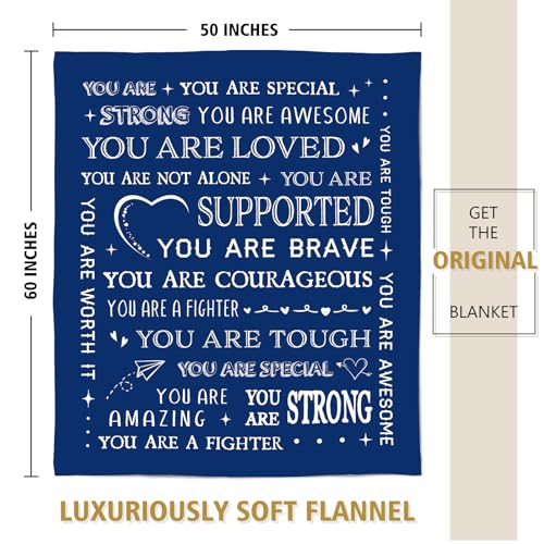 SteadStyle Blanket Gifts for Women or Men - Get Well Blanket, Inspirational Gifts for Her Him, Feel Better After Surgery P...