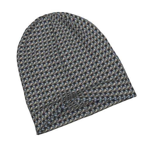 sackhg Steam Train Clouds Print Winter Beanie Hat Men Women Soft Lightweight Thermal Cap for Outdoor Skiing Wear Black