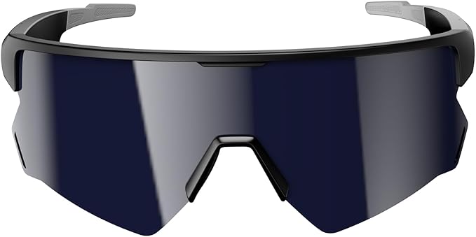 Blackview Smart Glasses, 5.3 Bluetooth Sunglasses with Open Ear Speaker, Voice Assistant Compatible, Blue Light Blocking Lens