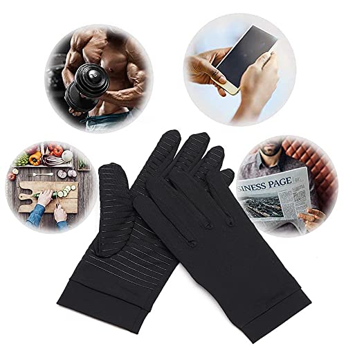 JADE KIT Copper Arthritis Gloves - Full Hand Compression Gloves for Hands and Fingers Rehabilitation