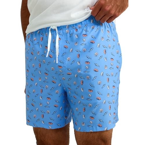 HUK Mens Pursuit Volley Pattern Short, Quick-Dry Shorts for Men
