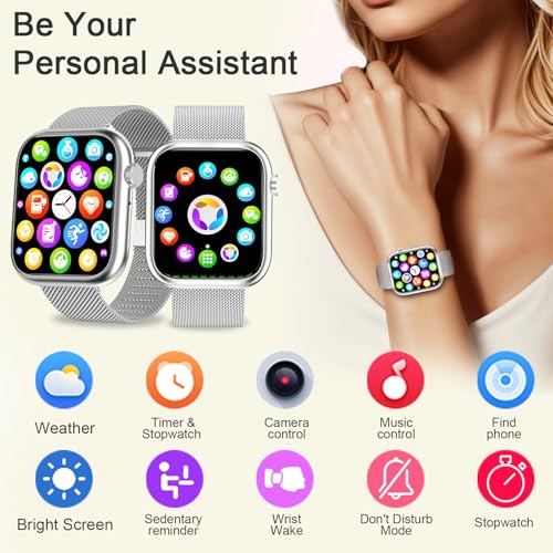 GADIXY Smart Watches for Men Women(Answer/Make Calls),7 Day Battery Fitness Tracker Watch SpO2/HR/Sleep/BP,120+ Sports Act...