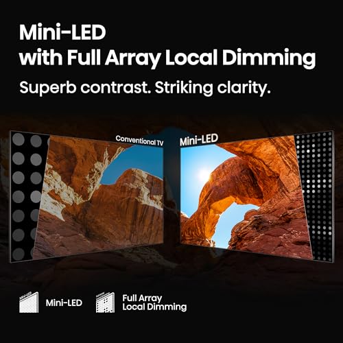 Hisense 75" QD7 Mini-LED 4K Smart Fire TV - QLED, 144Hz, HDR10+, Dolby Vision/Atmos, Game Mode Pro, Alexa Built-in (75QD7QF)