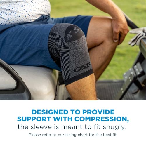 OrthoSleeve Compression Knee Brace/Sleeve for ACL, MCL, Injury Recovery, Meniscus Tear, knee pain, aching knees, patellar ...