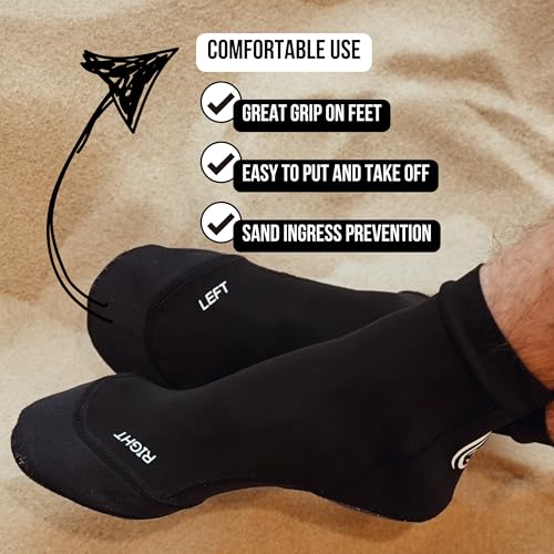 PLAVINS Professional Design Sports Sand Socks for Beach Volleyball, Sand Soccer & Beach Tennis