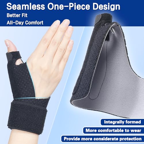 DRwelland Reversible Thumb & Wrist Stabilizer splint for BlackBerry Thumb, Trigger Finger, Pain Relief, Arthritis, Tendoni...
