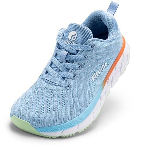 FitVille Wide Toe Box Shoes Women Comfortable Non Slip Wide Walking Shoes Women Swollen Feet Lightweight