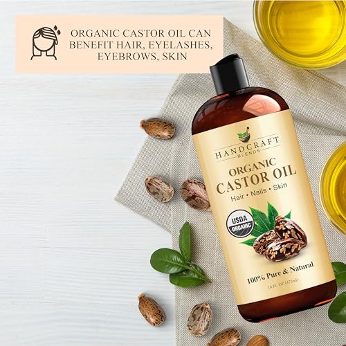 Handcraft Blends Castor Oil Pack Wrap | Organic Castor Oil 16 oz | Reusable Wraps | Durable Comfortable Pack Wraps | Adjus...