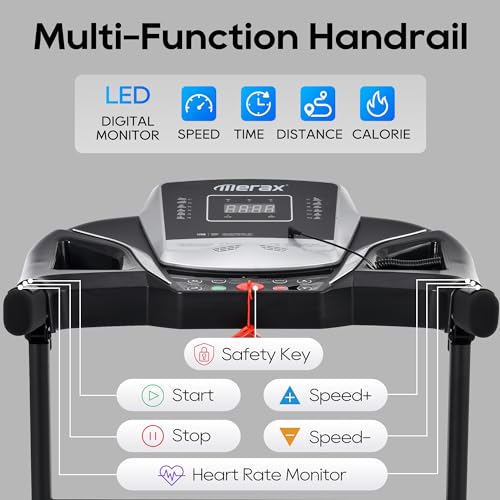 Treadmill with Incline 3-in-1 Portable Treadmills for Home Small, Walking Pad Treadmill with Handle Bar, Foldable Walking ...