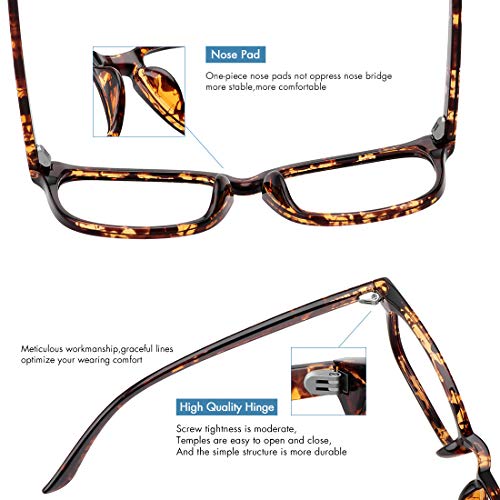 MEETSUN Blue Light Blocking Glasses, Anti Eye Strain Headache (Sleep Better),Computer Reading Glasses UV400 Transparent Le...