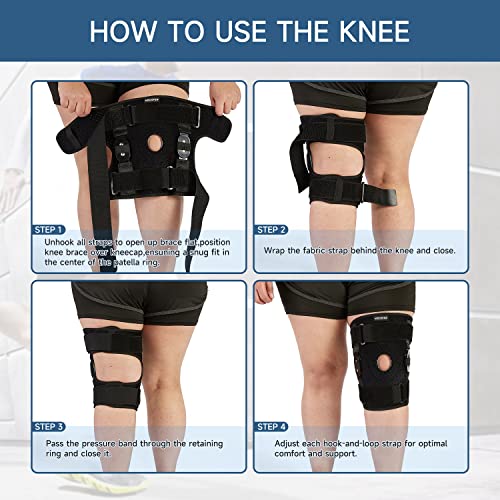 Plus Size Knee Brace XL-8XL,Stable Support of The Decompression Knee, Effective Relief of ACL, Arthritis, Meniscus Tear, A...