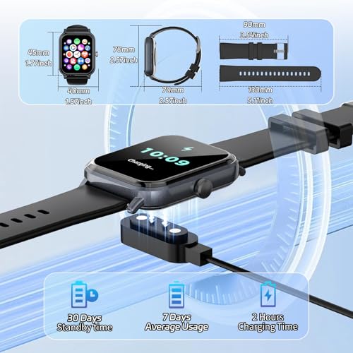 Smart Watch for Men Women with Calling, 1.83" Fitness Tracker with Heart Rate/Sleep Monitor, Step Tracker, New Gen Fitness...