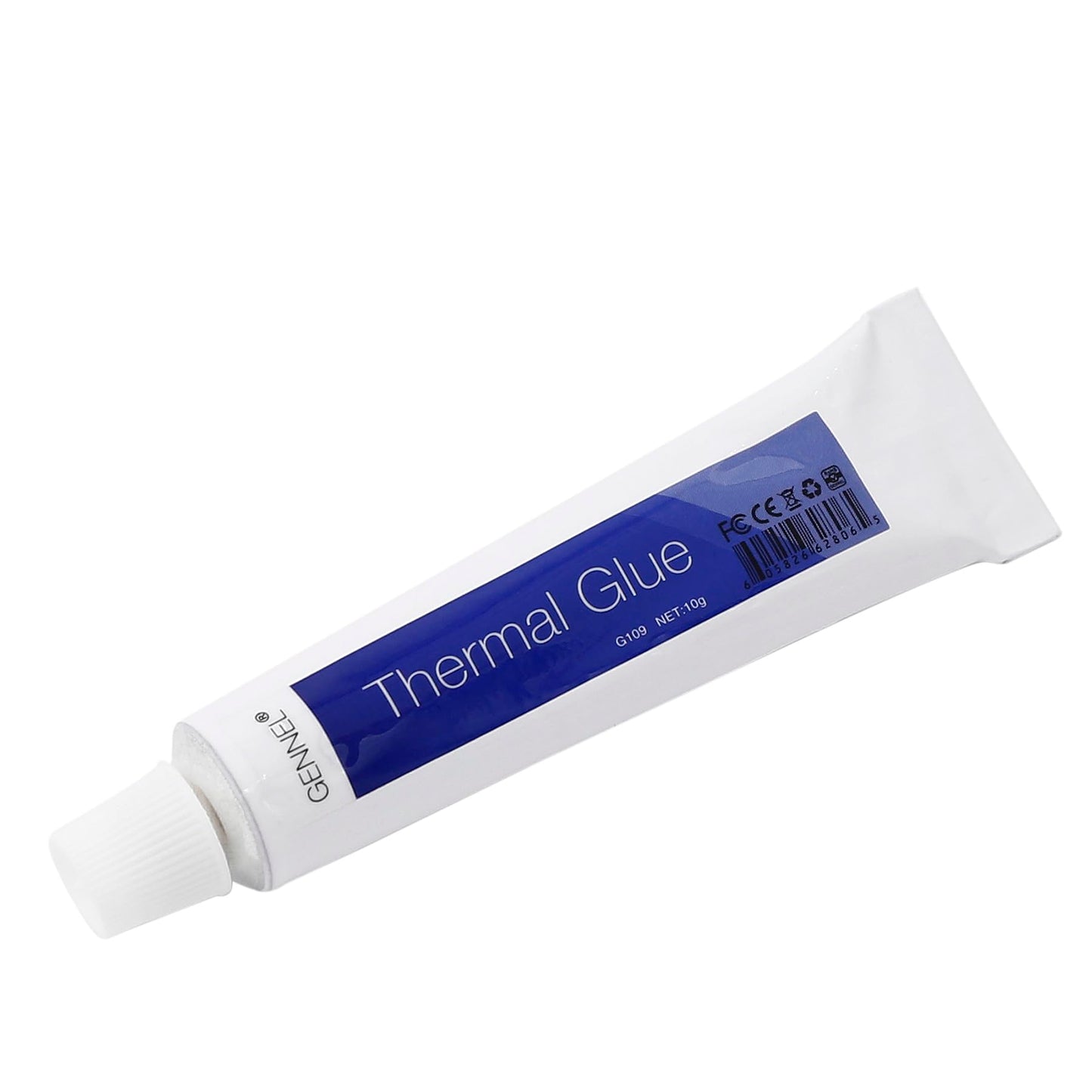 GENNEL G109 10gram Thermal Conductive Glue, Heatsink Silicone Glue, Thermal Plaster, Silicone Viscous Adhesive Compound for LED GPU MOSFET Printer Chipset IC High Performance