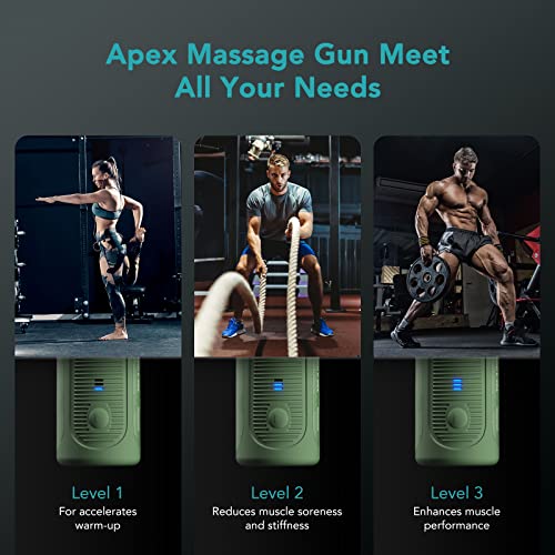 opove Massage Gun Fascia Percussive Muscle Massager 14.5mm for Back Pain Relief Workout Recovery in Gym Home Office Daily ...
