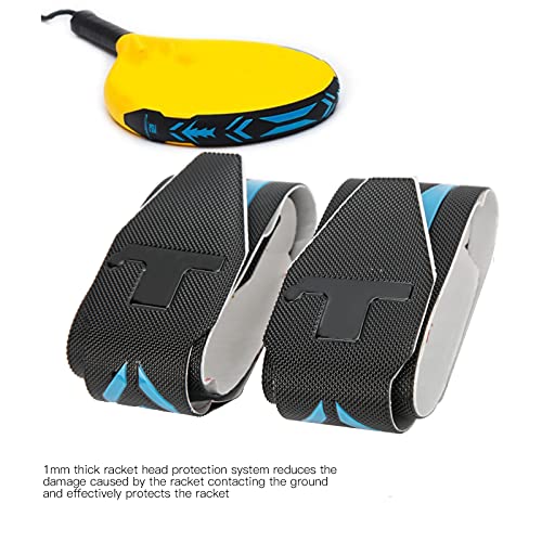 F&Yard Beach Tennis Racket Head Tape – TPU Protective Band 1mm Thick Paddle Head Guard Durable Sports Accessory for Players