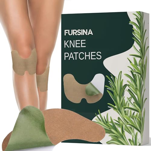FURSINA Knee Patches, Heat Patches for Bone on Bone, Wormwood Extract Knee, Back, Neck, Shoulder - Extra Strength Muscle J...