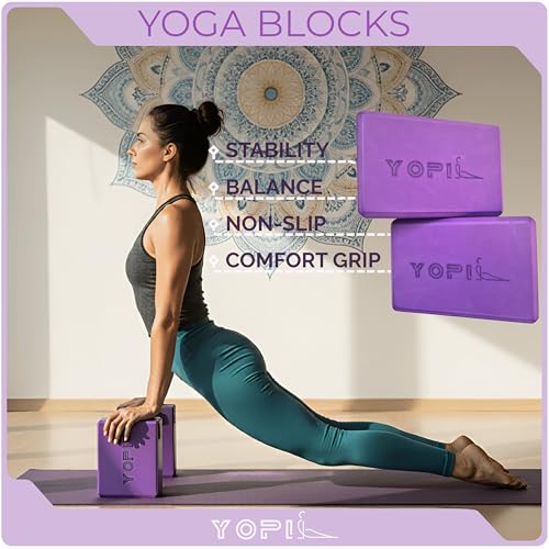 Yoga & Pilates Kit for Women – 9-in-1 Home & Studio Fitness Set with Yoga Blocks, Pilates Ring, Resistance Bands, Pilates ...