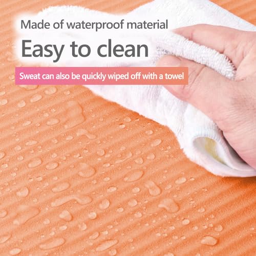 Primasole Thick Yoga Mat, 1/2-Inch Extra Thick NBR Mat with Enhanced Stability - Textured Design, Lightweight Mat with Car...