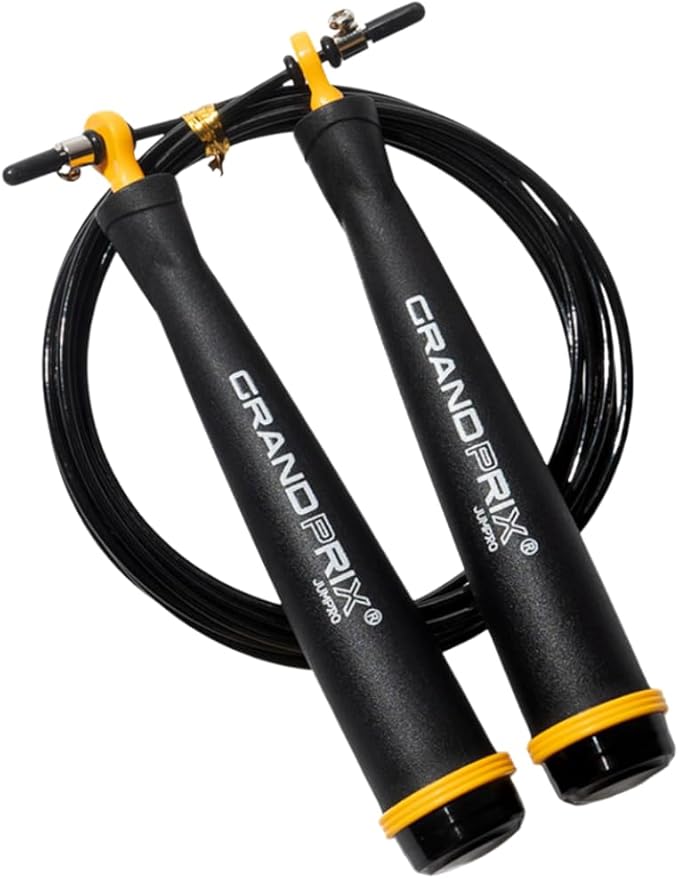 Jump Rope for Men and Women (Grand Prix Ultra Speed Series) – Adjustable Wire Rope for CrossFit, Boxing, and Fitness Train...
