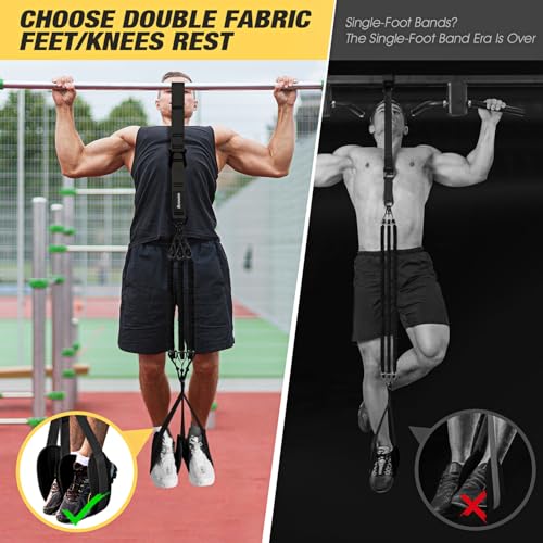 Ayombo Pull Up Assistance Bands, Resistance Bands for Pull Up Bar Workout, Adjustable Heavy Duty Pull Up Assist Equipment ...