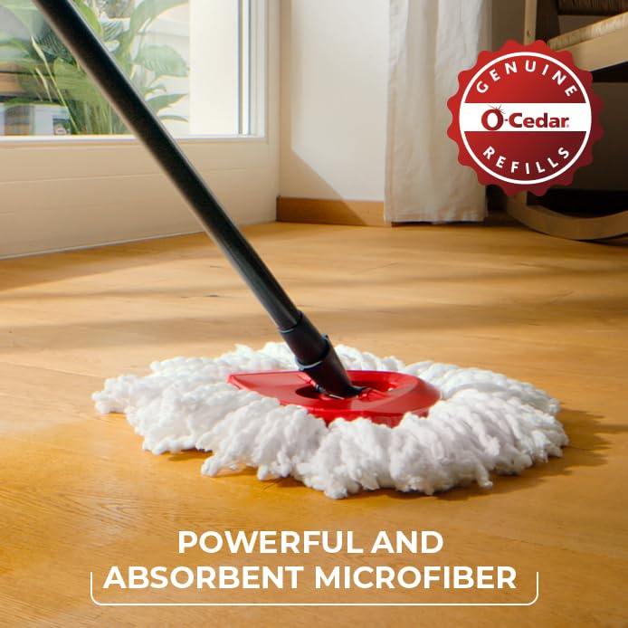 O-Cedar EasyWring Spin Mop Head Refill (Pack of 6)