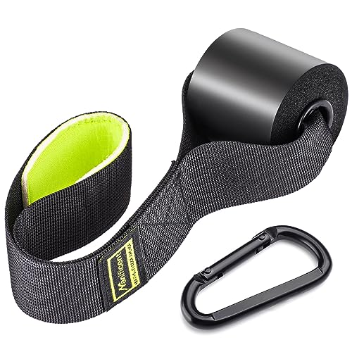 Manificent Door Anchor for Resistance Bands, Heavy Duty Padded Door Anchor System Door Hook, Must-Have Workout Exercise Ba...