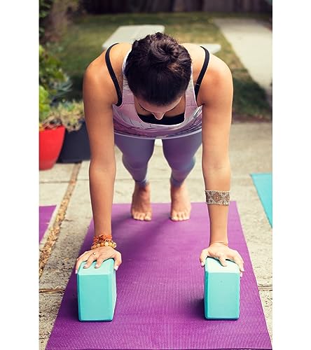 Everyday Yoga Premium Foam Block - Non-Slip High-Density Yoga Block for Balance, Stability & Stretching, EVA Foam Support,...