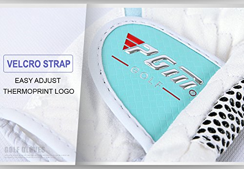 PGM Women's Golf Glove One Pair (4 Color Options), Improved Grip System, Cool and Comfortable