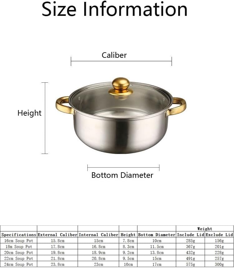 10PCS Stainless Steel Cookware Sets Nonstick Cookware Pot Dishwasher Safe Pots with Glass Lids for Soup, Pasta, Stew, Rice, Healthy Everyday Use for Gas Electric Halogen Ceramic Induction Hobs 01