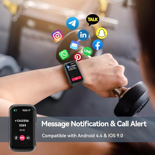 OUKITEL Smart Watch for Men Women with 2 Bands, 1.47" HD Display Fitness Tracker with Heart Rate/SpO2/Sleep Monitor 24 Spo...