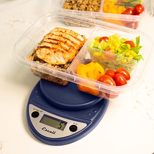 Escali Primo Digital Food Scale Multi-Functional Kitchen Scale and Baking Scale for Precise Weight Measuring and Portion C...