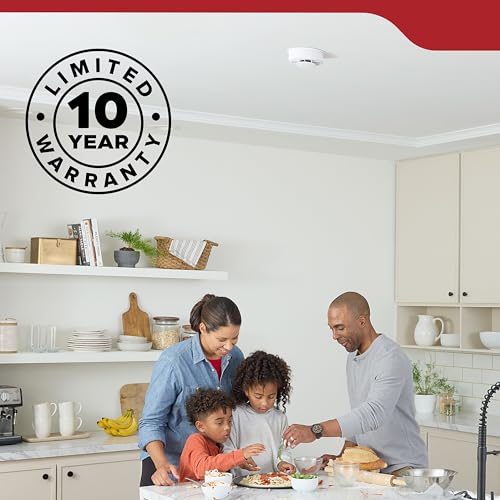 Kidde, 20SAR, Hardwired Smoke Detector, AA Battery Backup, Interconnectable, LED Warning Light Indicators