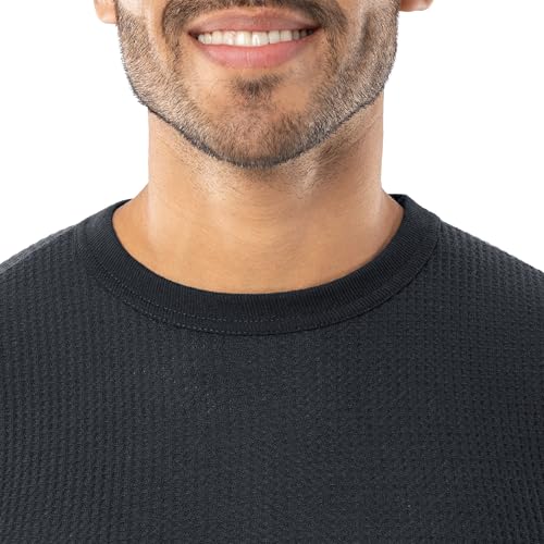 Indera Men's Heavyweight Cotton Waffle Thermal Underwear Crew Top